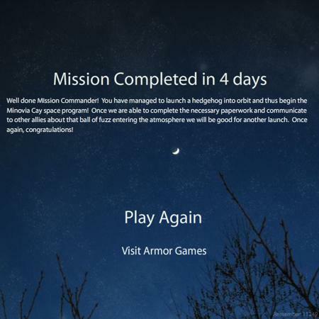 Hedgehog Launch - Mein Rekord von 4 Tagen