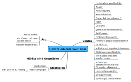 [Mindmap] How to educate your boss